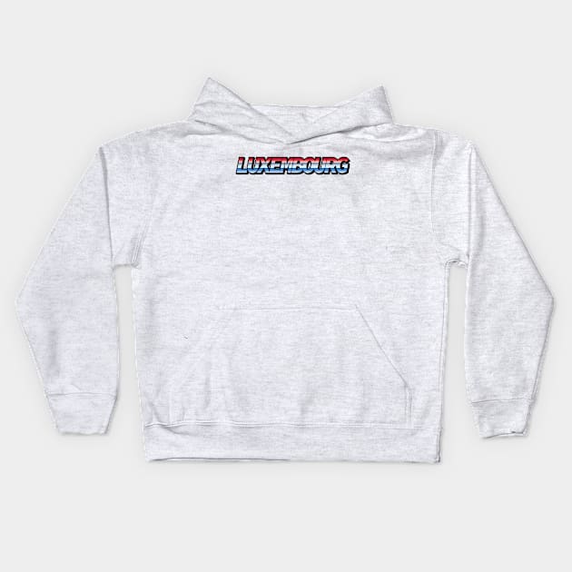 Luxembourg Kids Hoodie by Sthickers